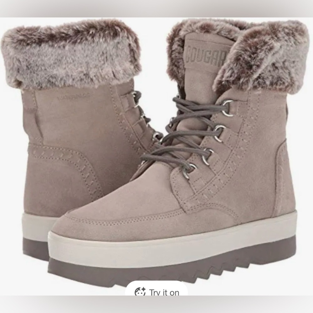 Cougar Vanetta Faux Fur Trim
Waterproof Boot (Women) - Size 9